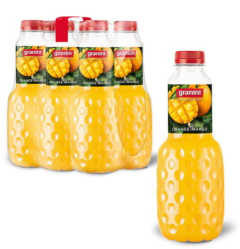 Granini Orange - Mango Fruchtsaft 6 x 1 Liter Packung