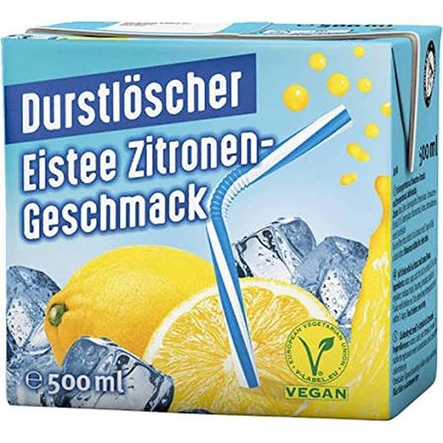 Durstlöscher Zitrone 12 x 500 ml Tetra Pack.